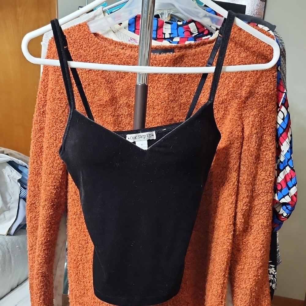 One Step Ahead Black Fitted Bustier Bodysuit